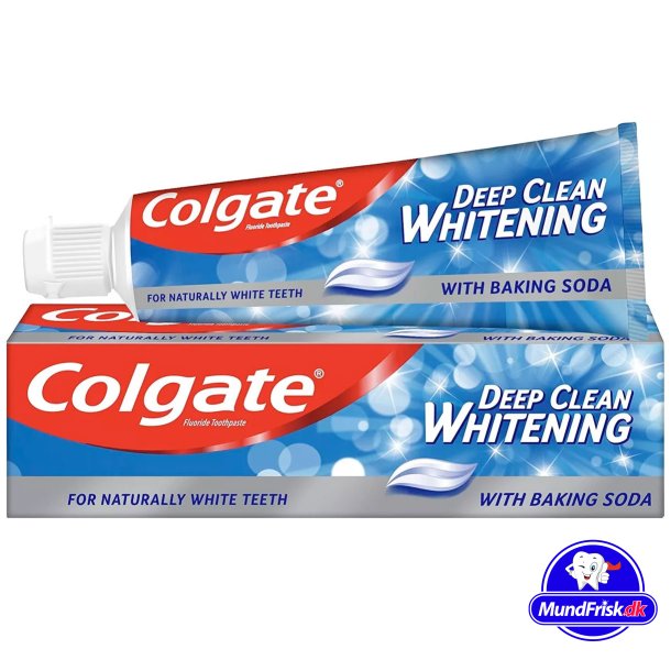 Colgate Whitening Tandkrm Deep Cleaning Bakpulver 75 ml