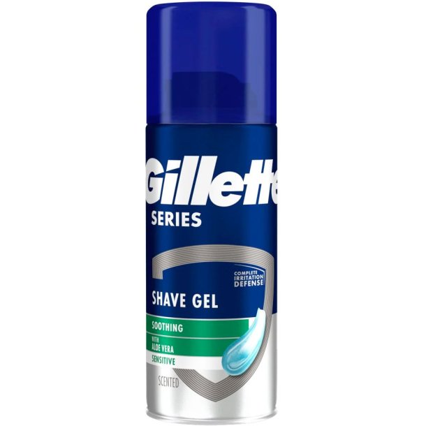 Gillette Sensitive Barbergel  Aloe Vera 75 ml.