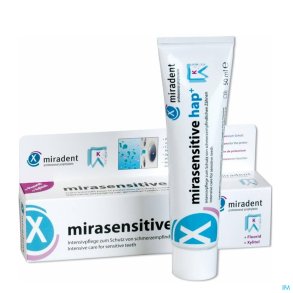 Beroligende Tandpasta MIRADENT Mirasensitive Hap+ 50ml