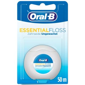 Oral-B tandtrd utan vax Essential ovaxad Floss 50 mtr.