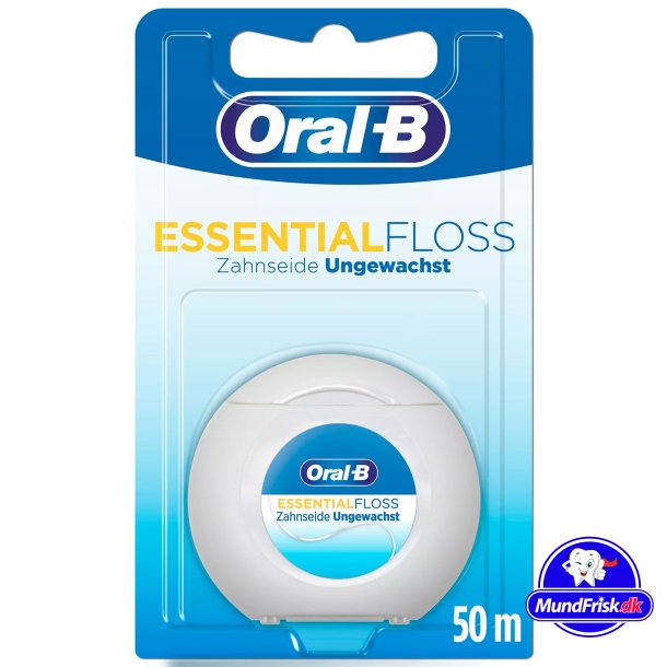 Oral-B Tandtrd Uden Voks Essential Unwaxed Floss 50 mtr.