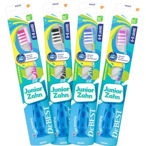 Barntandborste Dr. Best junior med sugkopp