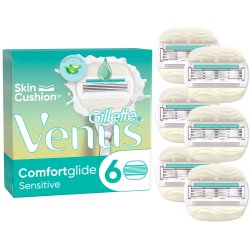 Gillette Venus Comfortglide Sensitive Barberblade 6 stk.