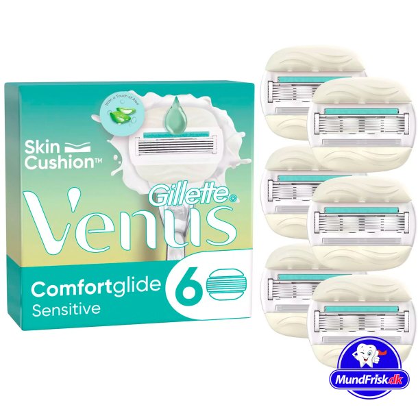 Gillette Venus Comfortglide Sensitive Rasierklingen 6 Stk.