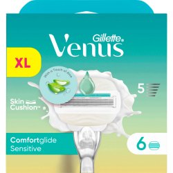 Gillette Venus Comfortglide Sensitive Barberblade 6 stk.