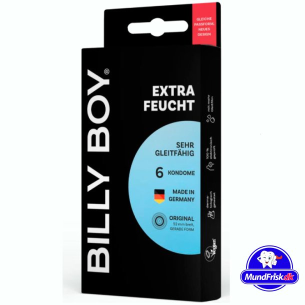 Billy Boy Extra Moist Condoms Extra Moist 52 mm 6 pcs.