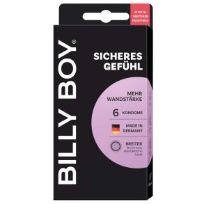 Billy Boy Kondomer Sicheres Gefhl 56 mm 6 stk.