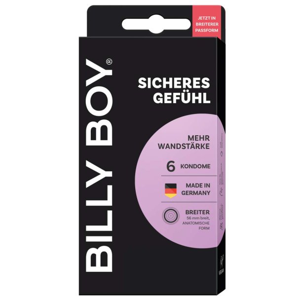 Billy Boy Kondome Sicheres Gef&uuml;hl 56 mm 6 Stk.