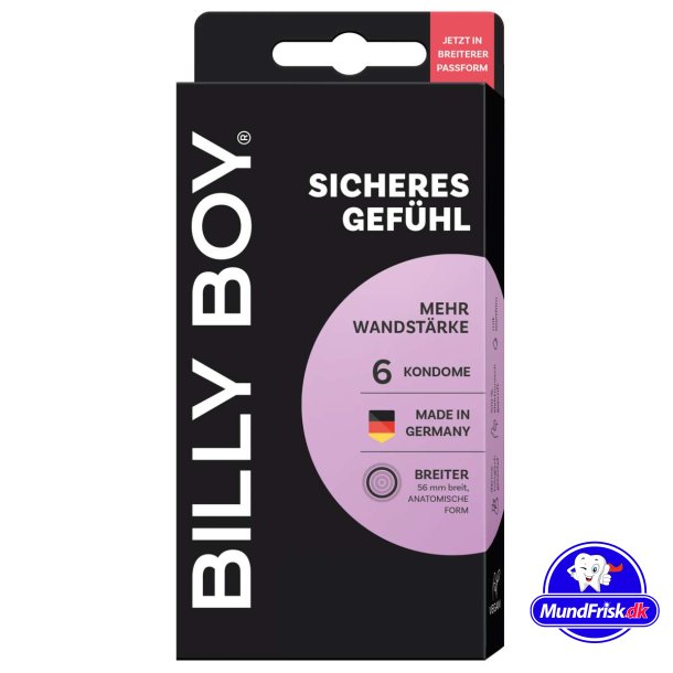 Billy Boy Kondome Sicheres Gef&uuml;hl 56 mm 6 Stk.