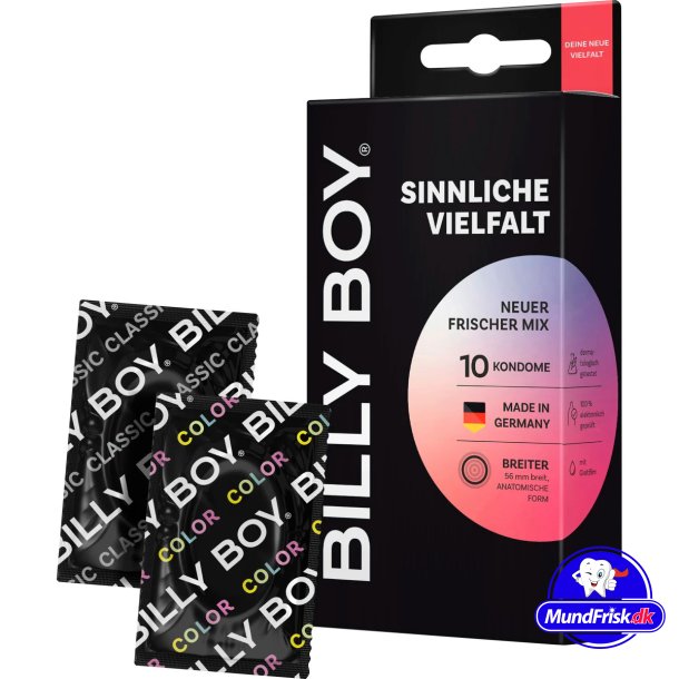 Billy Boy Kondome Sinnliche Vielfalt 56 mm 10 Stk.