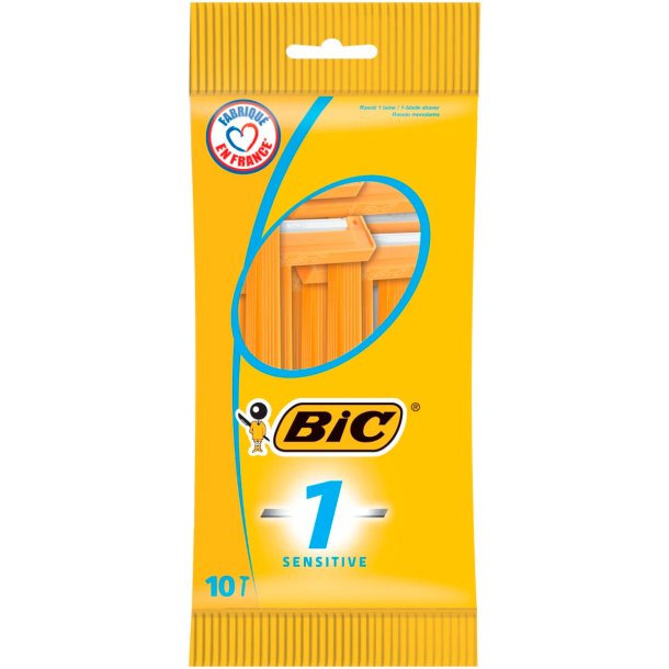  BIC 1 Engangsskrabere 10 stk. Sensitive