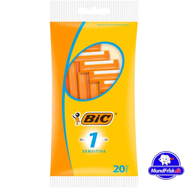 BIC 1 Engangsskrabere Sensitive 20 stk. 