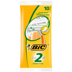 BIC 2 Engngsskrapor 10 st. Sensitive
