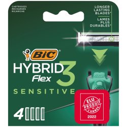 BIC Hybrid Flex 3 Sensitive barberblader 4 pcs.