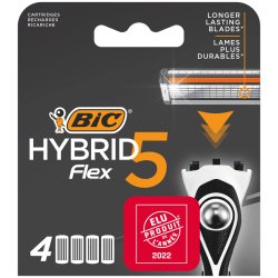 BIC Hybrid 5  Flex Barberblade 4 stk.
