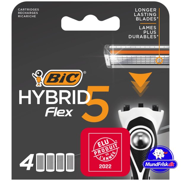 BIC Hybrid 5 Flex partakoneen tert 4 kpl.