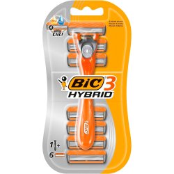 BIC 3 Hybrid allt-i- One rakhyvel + 6 rakblad
