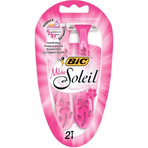 BIC Miss Soleil Engangsskrabere Pink Blister 2 stk.