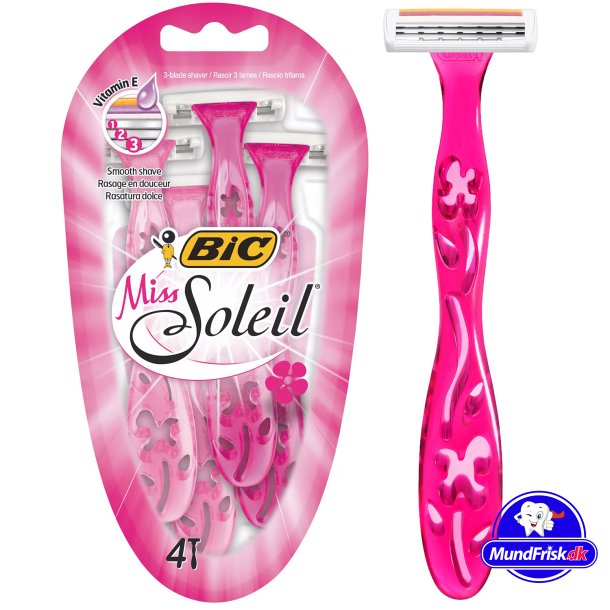 BIC Miss Soleil Engangsskrabere Pink 4 stk.