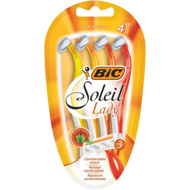 BIC Soleil Lady Engngsskrapor 4 st.