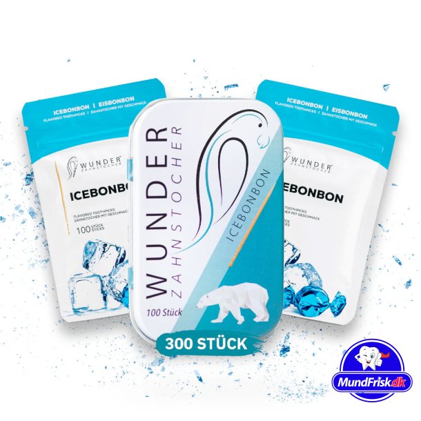 Wunder Toothpicks Flavoured Ice Bonbon Sampak