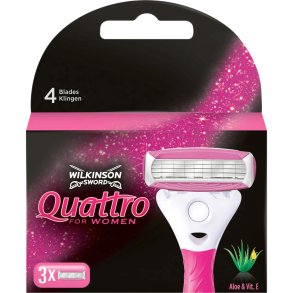 Wilkinson Quattro Women Barberblade 3 stk.