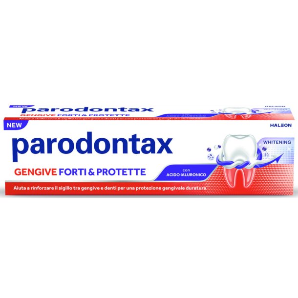 Parodontax Whitening Tandpasta Strong &amp; Protected Gums Hyaluronic 75 ml