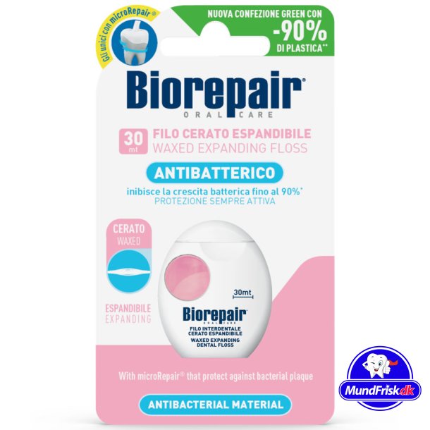 Biorepair Floss Expanding Waxed MicroRepair Antibacterial 30 mtr.