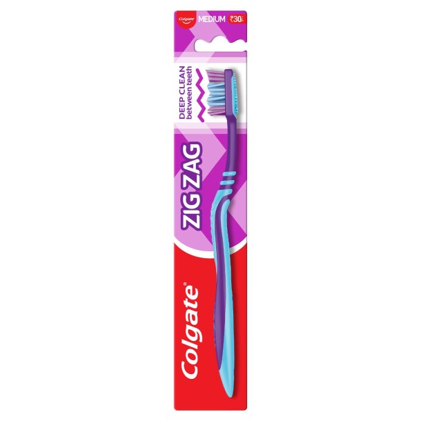 Colgate Tandbrste Zig Zag Kompakt Hoved Medium
