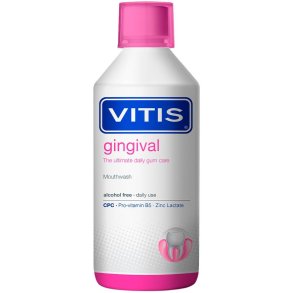 Vitis munvatten Gingival mot isbildning och knsligt tandktt 500 ml