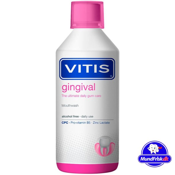 Vitis Mundwasser Gingival gegen Vereisung und empfindliches Zahnfleisch
