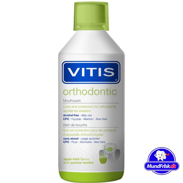 Mundskyl Aloe Vera Vitis Orthodontic 500 ml.