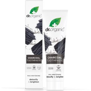 kologisk Whitening Tandpasta Dr. Organic Charcoal 100 ml.