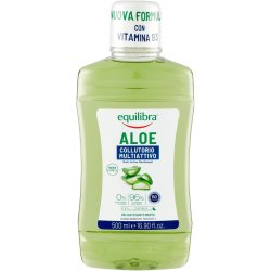 Naturlig Aloe Vera Munvatten Equilibra Xylitol Triple Action 500 ml.