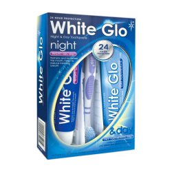 Tandblegning Tandpasta White Glo Night &amp; Day 185g