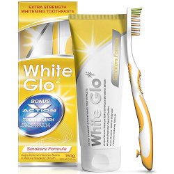 Tannbleking Tannkrem White Glo Smokers Formula Intens Extra Strength 75 ml