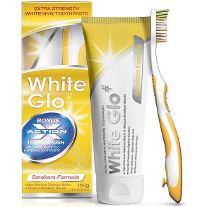 Tannbleking Tannkrem White Glo Smokers Formula Intens Extra Strength 75 ml