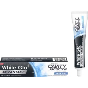 Whitening Tandpasta White Glo Advantage Cavity Clean Mint 140g