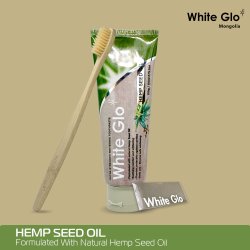 Tannbleking Tannkrem + Bambus tannbrste WHITE GLO Oil