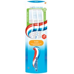 Aquafresh Flex Tandbrster 3 stk. Medium