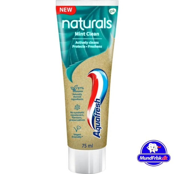 Aquafresh Zahnpasta Naturals Mint Clean 75 ml.