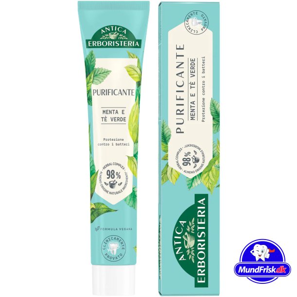 Natrliche pflanzliche Zahnpasta ANTICA Erboristeria Purificante 75 ml.