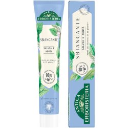 Naturlig Whitening Tandpasta ANTICA Erboristeria Salvie &amp; Mint 75 ml.