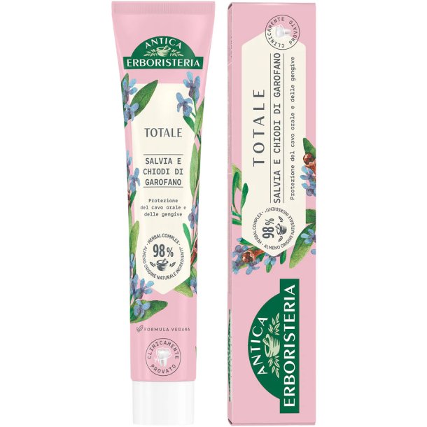 Naturlig Herbal Tandpasta ANTICA Erboristeria Totale 75 ml.