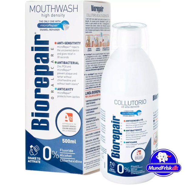 Biorepair Xinc Hydroxyapatite Munvatten 3 i 1 Antibakteriell 500 ml