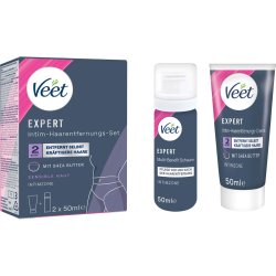 Veet Expert Intim Hrfjerningsst Hrfjerningscreme + Multi-Benefit Skum