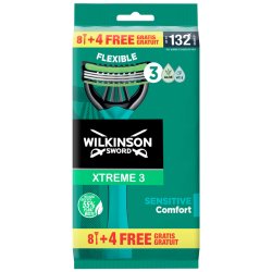 Wilkinson Engangsskrabere 12 stk. Extreme 3 Sensitive Comfort