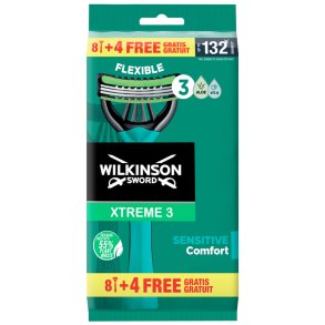 Wilkinson Engangsskrabere 12 stk. Extreme 3 Sensitive Comfort