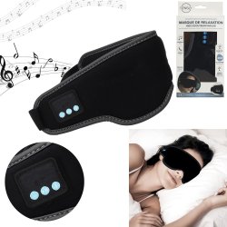 Sensly Schlafmaske Entspannungsmaske mit Kopfh&ouml;rer