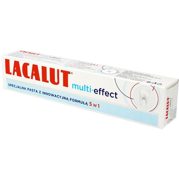 Lacalut Hydroxyapatite Tannkrem Multi-Effect 5 in 1 75 ml.